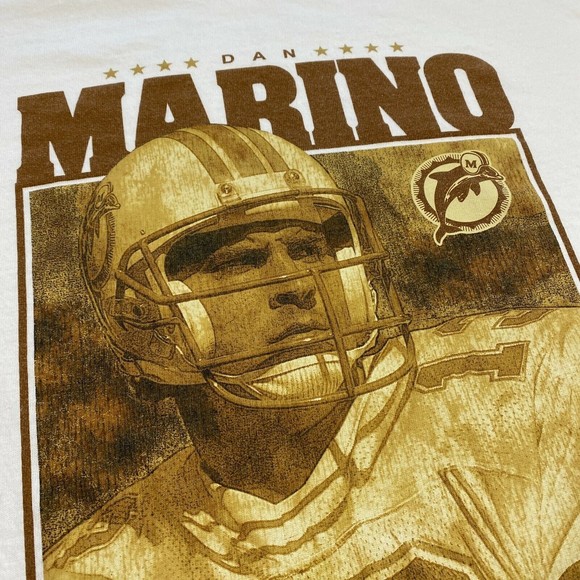 VINTAGE Dan Marino Miami Dolphins 1999 Shirt Adult Large NFL Football 13 Mens - Picture 4 of 12